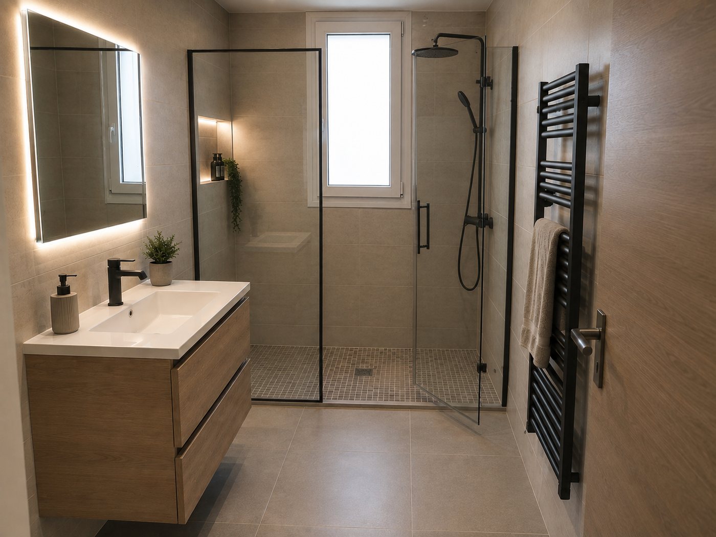 Salle de bain après rénovation